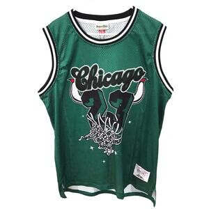 HeadGear Classics Nostalgia Sz 2XL Pine Green  Michael Jordan Basketball Jersey